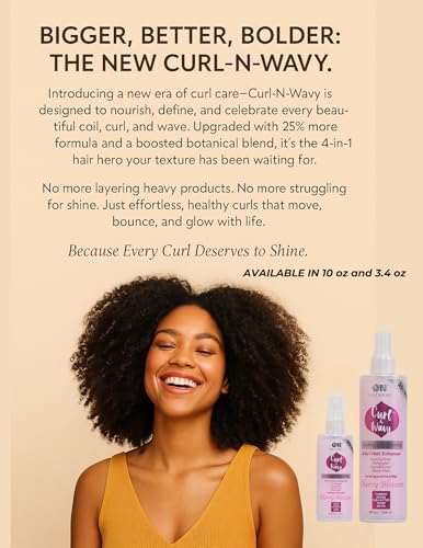 Natural Curl and Wavy Hair Enhancer 4-in-1 Cherry Blossom 3.4 OZ
