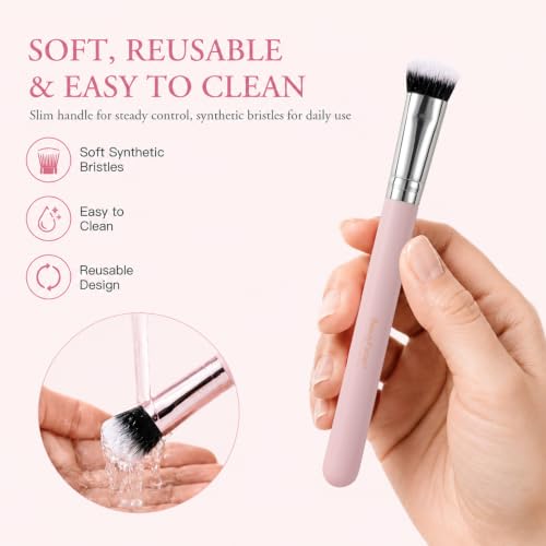 Precision Under Eye Concealer Brush - Dense Soft Bristles