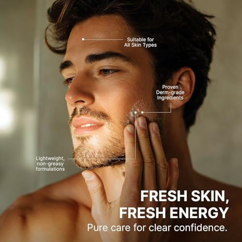 MAXXED Complete Advanced Rejuvenation Routine - 5 in 1 Men¡¯s Skincare Set with Face Wash, Scrub, Moisturizer, Eye Cream and Detox Clay Mask - Natural Skincare Kit for Clean, Hydrated, Even Skin