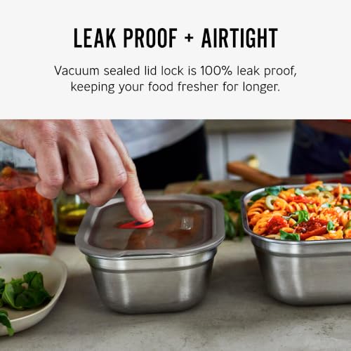 BLACK + BLUM Lunch Box - Meal Prep Containers Reusable for Picnic &