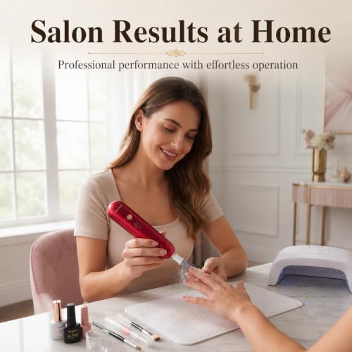 5-in-1 Electric Nail File Kit - Cordless Manicure & Pedicure Set