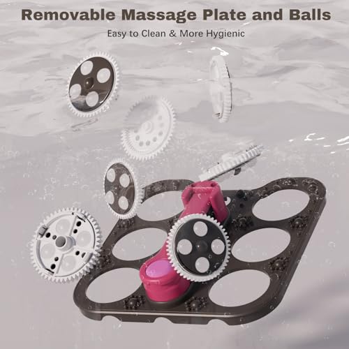 Electric Foot Spa Massager with Heat & Remote Control - Dark Grey