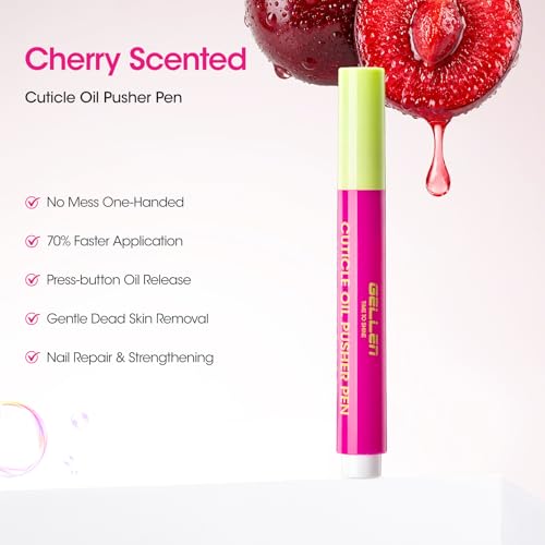 Gellen 4-in-1 Cuticle Oil Pusher Pen - Moisturize & Groom Nails