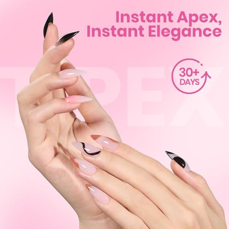 Beetles Tipex Lite Nail Tips Medium Stiletto Size 0 50pc