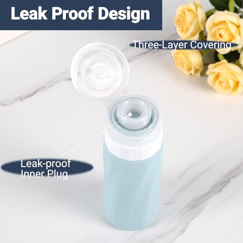 16 Pack TSA Travel Bottles Set – Leak Proof Silicone Containers