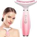 7-Color Red Light Therapy Face Massager with Vibration