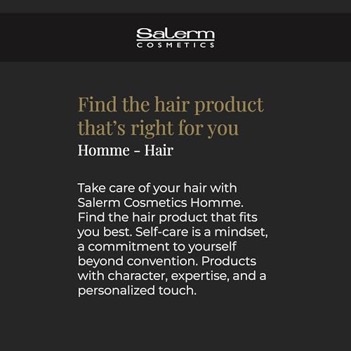 Salerm - 2-in-1 Shampoo and Gel - Stop To Relax Homme Barber Line - 1000 ml - for All Hair and Skin Types - Freshness and Relaxing Aroma - Daily Use - Gentle Cleansing