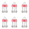 6 Pack Empty Lip Gloss Tubes, 7ml Refillable Milk Bottle Shaped Containers, Pink