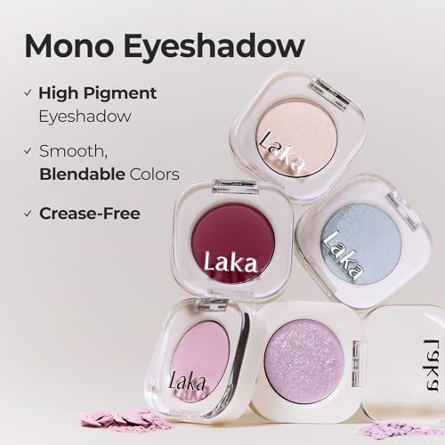 Laka Mono Single Eyeshadow - High Pigment, Long Lasting