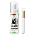 Lash Shampoo for Lash Extensions 2 Fl Oz / 60ml - Includes Lash Shampoo Brush for Cleansing - Eyelash Extension Cleanser for Professional Salon and Home Use