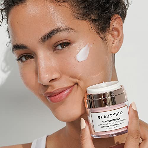 BeautyBio Zenbubble Oil-Free Calming Gel Cream. Calm and correct sensitive, blemish-prone skin