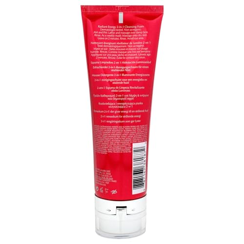 Estee Lauder Nutritious Super-Pomegranate Radiant Energy 2-In-1 Cleansing Foam, Full Size, 4.2 Fl Oz