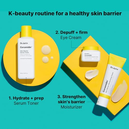 Dr.Jart+ Ceramidin Skin Barrier Korean Face Cream Moisturizer with Ceramides and Panthenol | Korean Skin Care