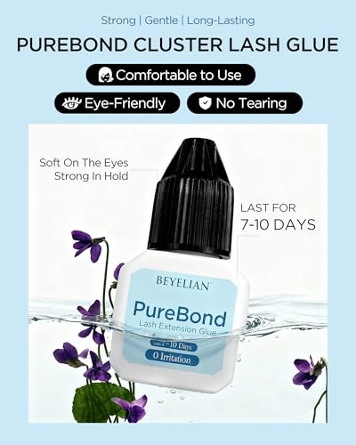 BEYELIAN Strong Hold Eyelash Cluster Glue - 7-11 Days Waterproof, Hypoallergenic