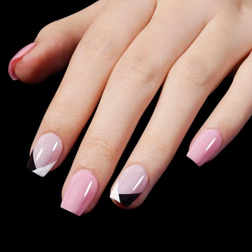 AILLSA Extra Short Coffin Nail Tips - 450PCS Acrylic Gel Full Cover