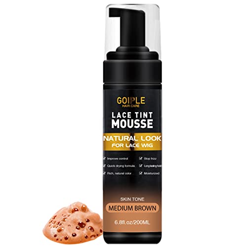 Lace Tint Melting Mousse for Wigs 6.8 fl oz Medium Brown