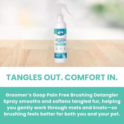Groomer's Goop Detangler Spray for Dogs & Cats – 8 oz