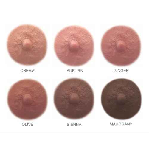 TataTattoos Temporary Realistic Nipple/Areola Tattoo (Cream, Large (Pack of 20))