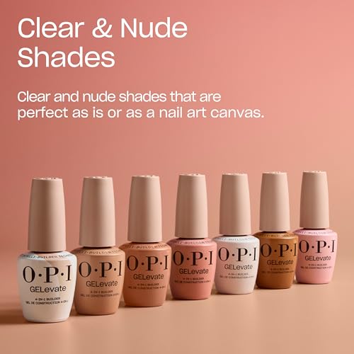 OPI GELevate 4-in-1 Nail Builder Gel | 4get Me Not, Cool Pink Color