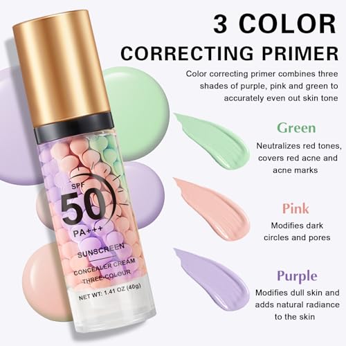 Color Correcting Primer SPF 50 with Powder Puff