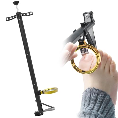 Long Handle Toenail Clippers with Magnifier -Wide Jaw & Ergonomic Design for Seniors, Arthritis & Limited Mobility | Heavy-Duty, No-Bend Trimming(40cm, Black)