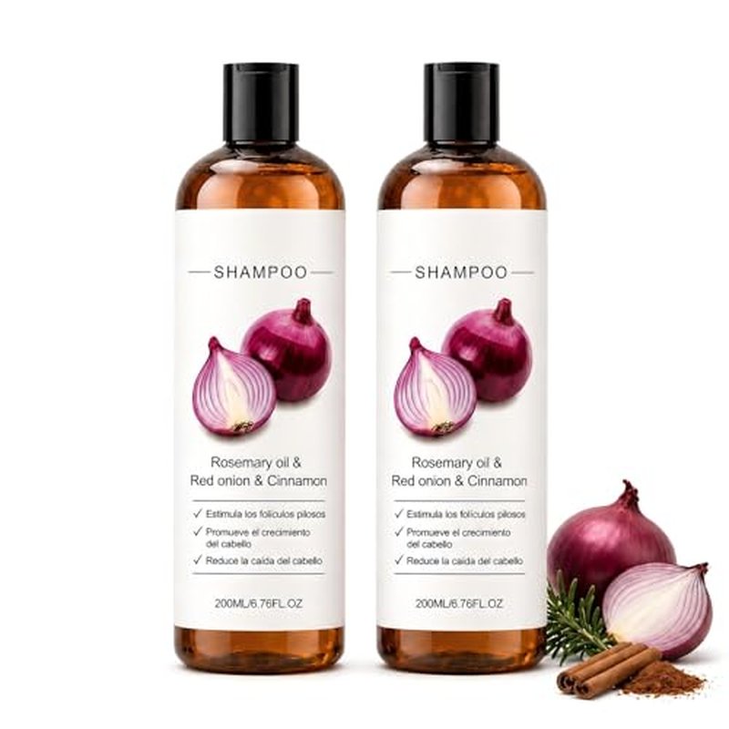 Onion & Rosemary Shampoo for Thicker Hair - 2 Pack