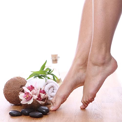 Himalayan Salt Detox Foot Blocks, Set of 2-10" L x 4" W x 1" H| Detoxification Block - Foot Tiles Spa at Home - Relaxing Therapy