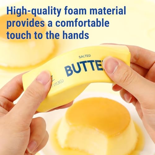 2pcs Soft Butter Squishy Stress Relief Toys - Slow Rising Fidget