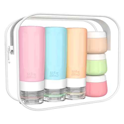 TSA Approved Travel Bottles Set, 16 Pack Leak Proof Silicone