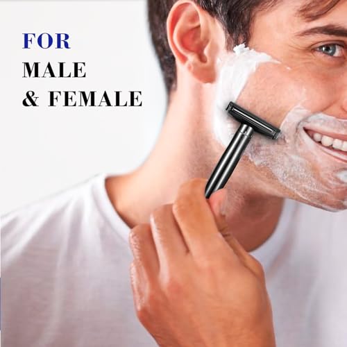 Double Edge Razor Blades - 100 Counts Safety Razor Blades for Shaving Platinum Stainless Steel a Smooth, Precise and Clean Shave,Fits All Standard Double Edge Razors
