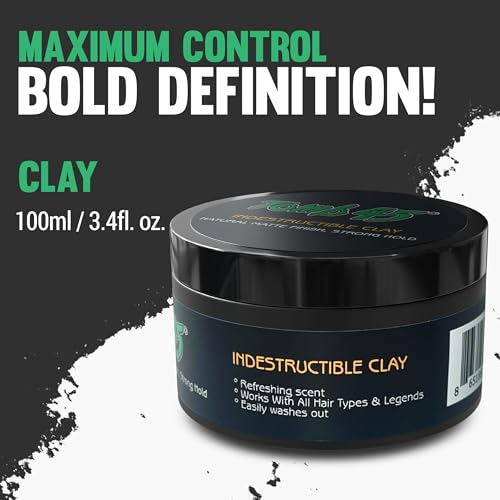 Tomb45 Indestructible Hair Clay – Strong Hold Matte