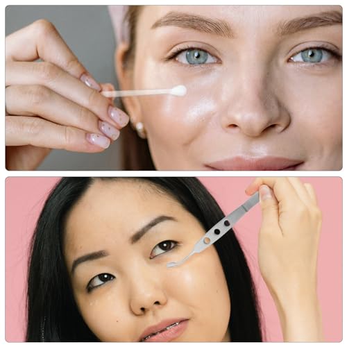 iplusmile Meibomian Gland Expressor & Eyelid Massage Tweezers Tool - Stainless Steel Forceps for Dry Eye Stye Relief, Eye Gland Care