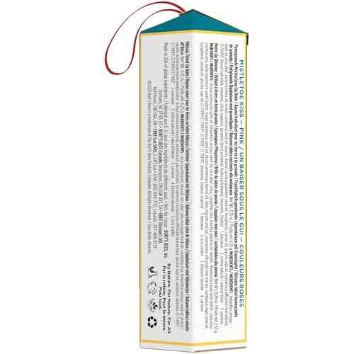 Burt's Bees Mistletoe Kiss Pink, Pomegrante, Peony, Hibiscus Lip Balm and Shimmer Holiday Collection Gift Set of 3-1 Count