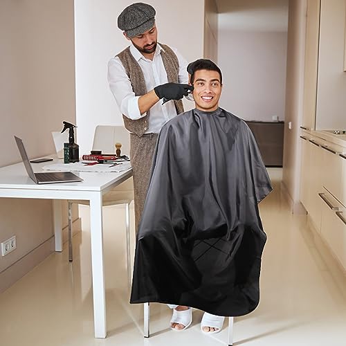Professional Hair Cutting Cape Waterproof 57" x 51" Black