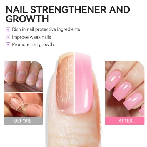 Gelike EC 6-in-1 Nail Strengthener & Growth Treatment