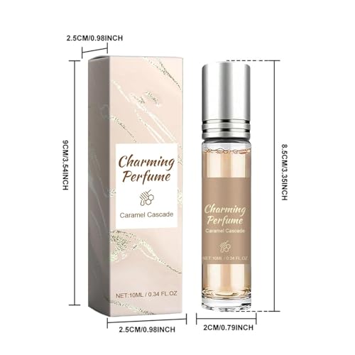 Caramel Cascade Pheromone Perfume for Women, 0.34 fl oz (3-Pack)
