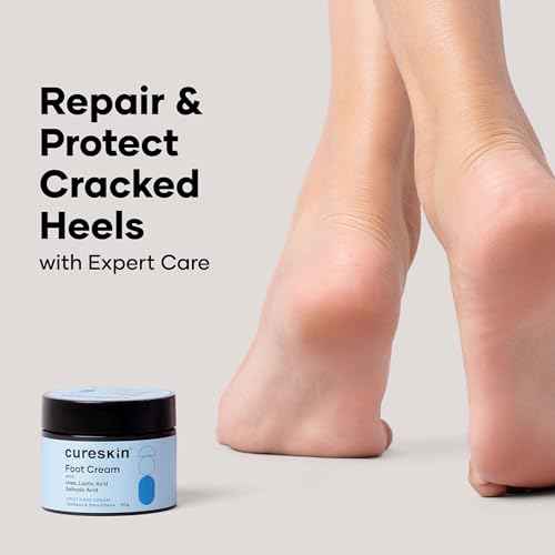 Cureskin Foot Care Cream for Cracked Heels | Repairs, Softens, and Exfoliates | Foot Cream for Women and Men, 50 g (Pack of 1)