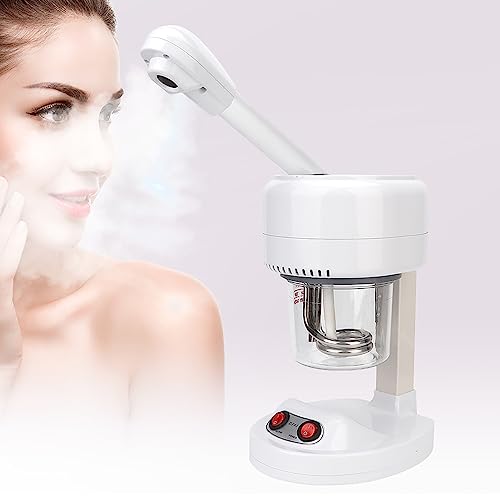 Tabletop Steamer, Portable Beauty Salon Hot Mist Face Steamer, Hydrating Moisturizing Spray Machine for Home and Beauty Salon, Deep Cleaning(US 110V)