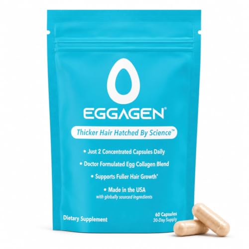 Eggagen Hair Growth Supplement for Women - AnaGain & Collagen