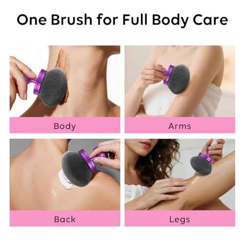 4.4 Inch Extra Large Kabuki Brush, Big Body Makeup Brush, Tanning Brush for Streak, Free Application, Dry & Wet Use, Durable Design - Perfect for Sunless Tanning, Body Lotion, Moisturizer