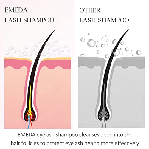 EMEDA Lash Extension Shampoo 60ml - Gentle Cleanser Kit