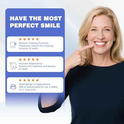 Veneers Teeth for Women, DIY Denture Kit, Do It Yourself False Teeth, Upper and Lower Matching Set, Fix Your Smile at Within Minutes, 1PCS