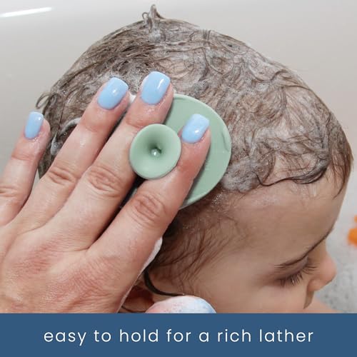 Cradle Cap Brush for Baby, 2 Pack, Silicone Bristles