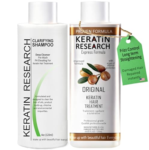 Brazilian Keratin Hair Straightening Treatment - 2x 120ml with Argan Oil