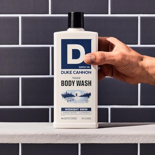 Duke Cannon Thick Body Wash for Men - Midnight Swim 18oz
