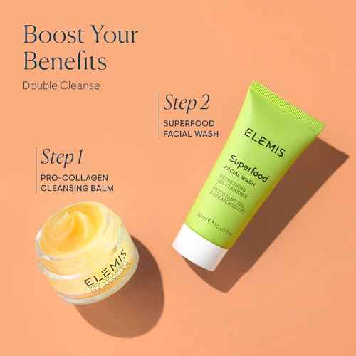 ELEMIS Superfood Facial Wash | Revitalizing Daily Prebiotic Gel Wash Gently Cleanses, Nourishes, and Balances Skin for a Fresh, Glowing Complexion