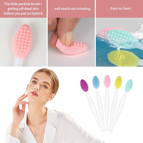 Silicone Lip Scrub Brush - Double-Sided Exfoliator for Lip Care