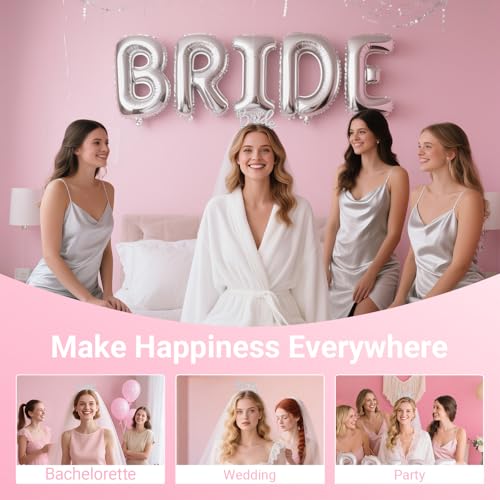 3Pcs Bride to Be Headband with Veil & Sash Set