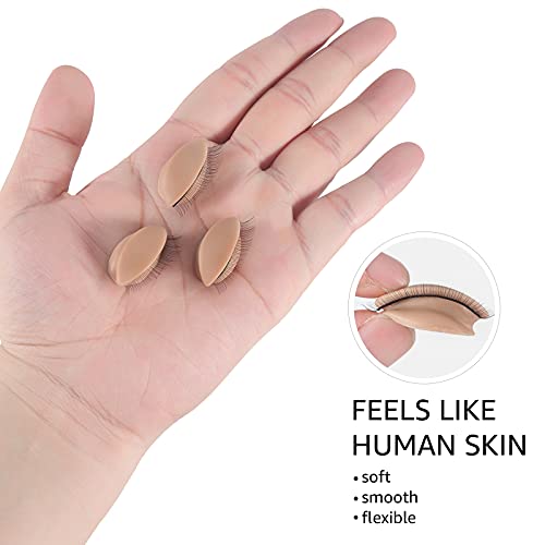Lash Mannequin Head with 2 Pairs Silicone Eyelids