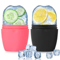 Ice Roller for Face 2-Pack, Silicone Facial Massager for Puffiness & Skin Tightening